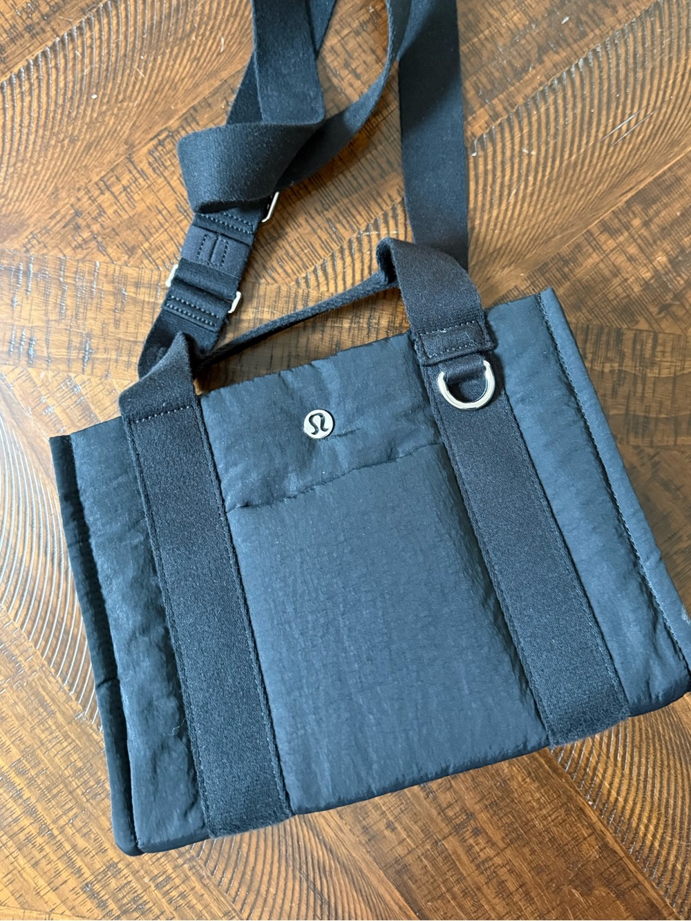 Lululemon Black Crossbody tote Bag